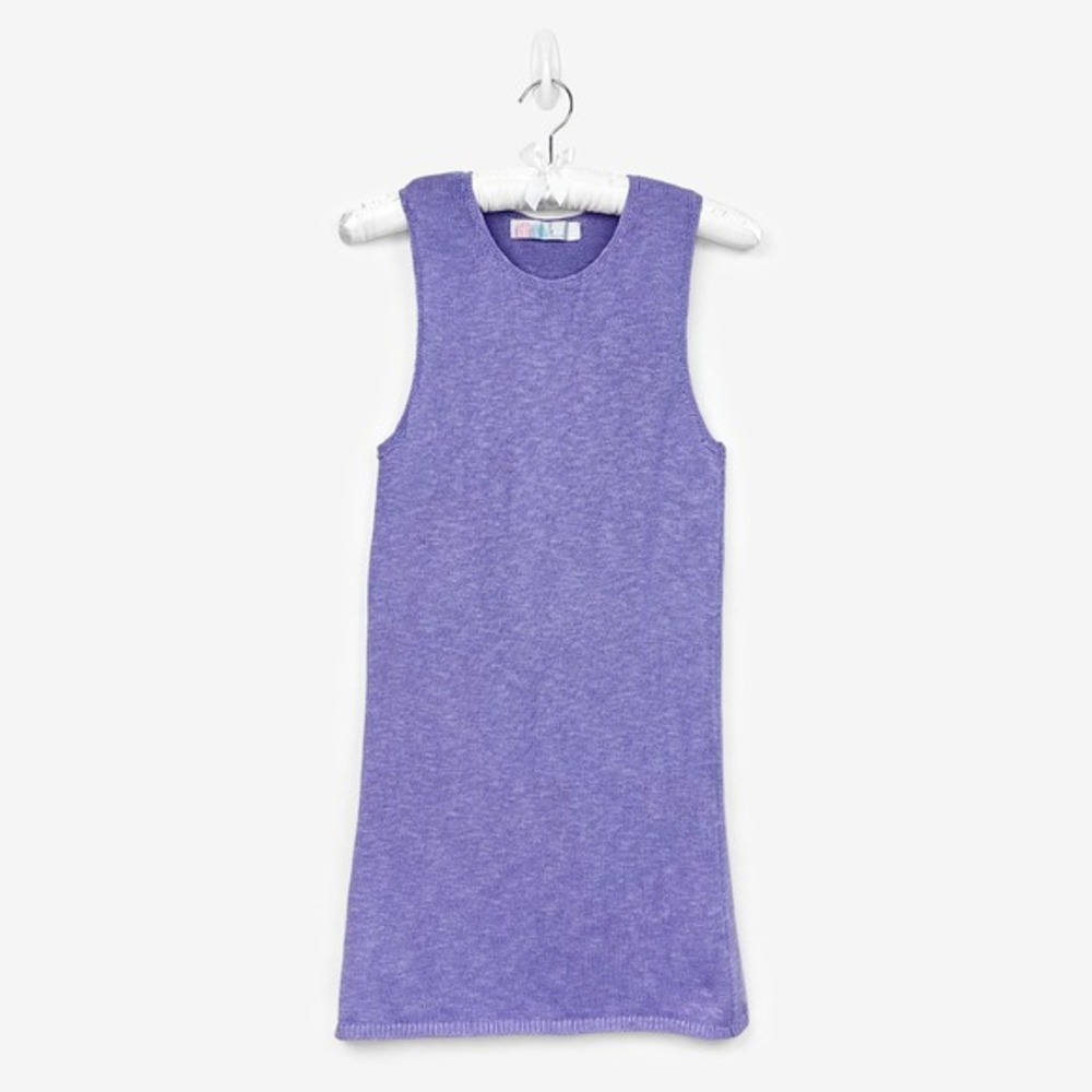 Free People FP Beach Nina Sweater Mini Dress Size XS‎ Purple Knit Swim Cover Up